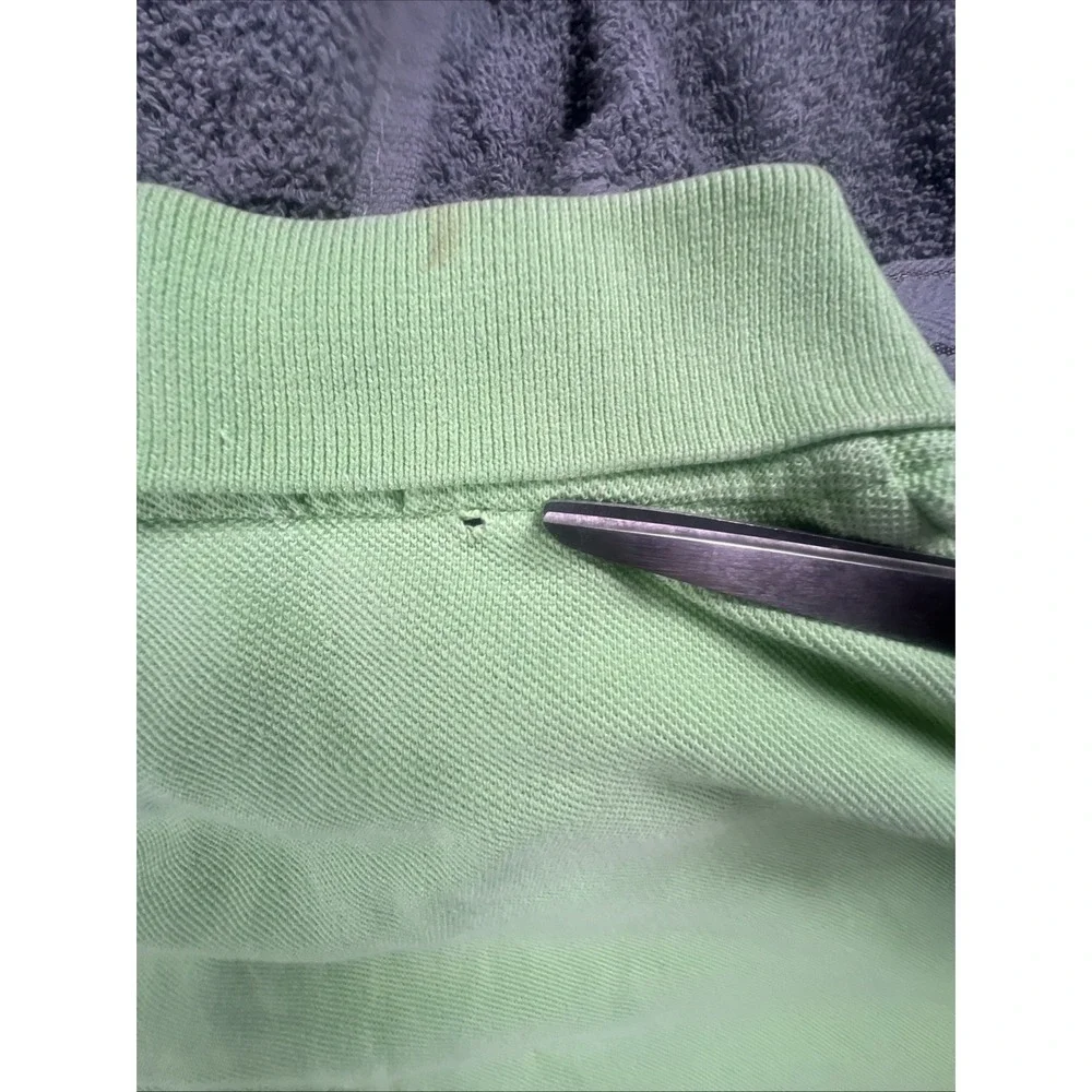 Vtg polo ralph lauren shirt men's Size large lime short sleeve preppy 90s‎